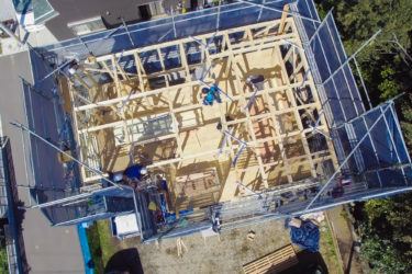 ２月上棟は合計３棟！第３弾【海老名市上今泉Ｔ様邸】心を込めて上棟しました♪